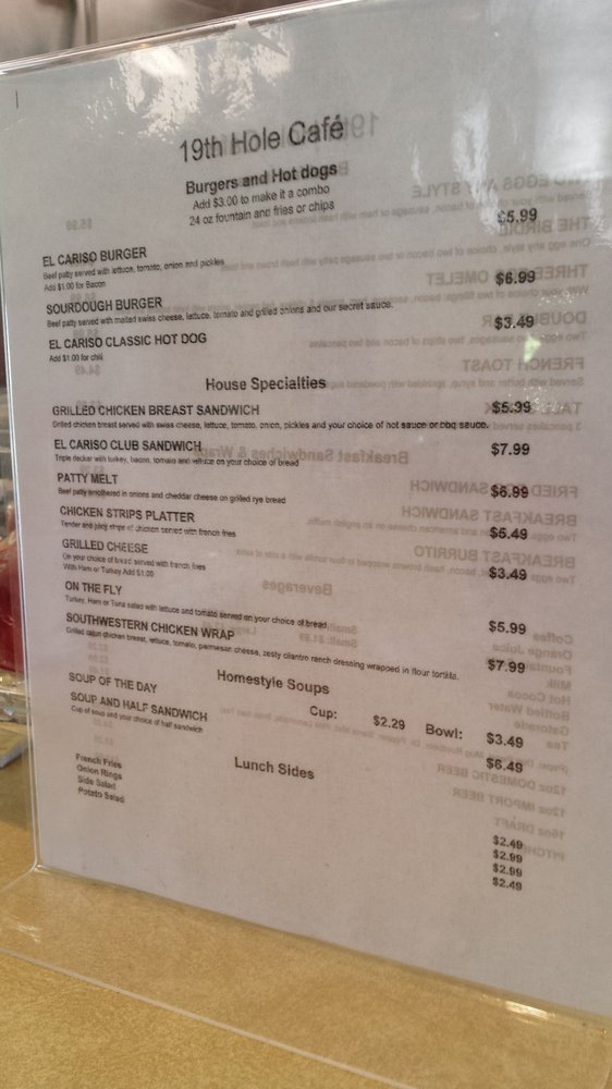 The 19th Hole Restaurant