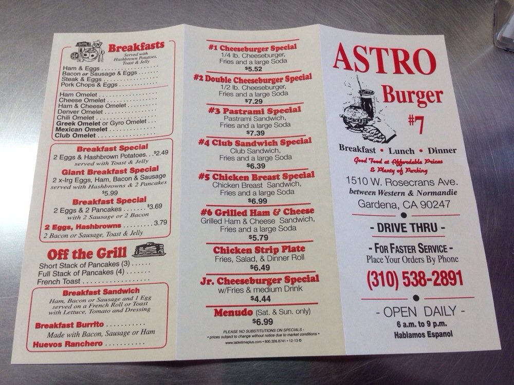 Astro Burgers No 7
