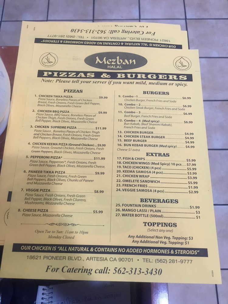 Mezban Pizzas & Burgers