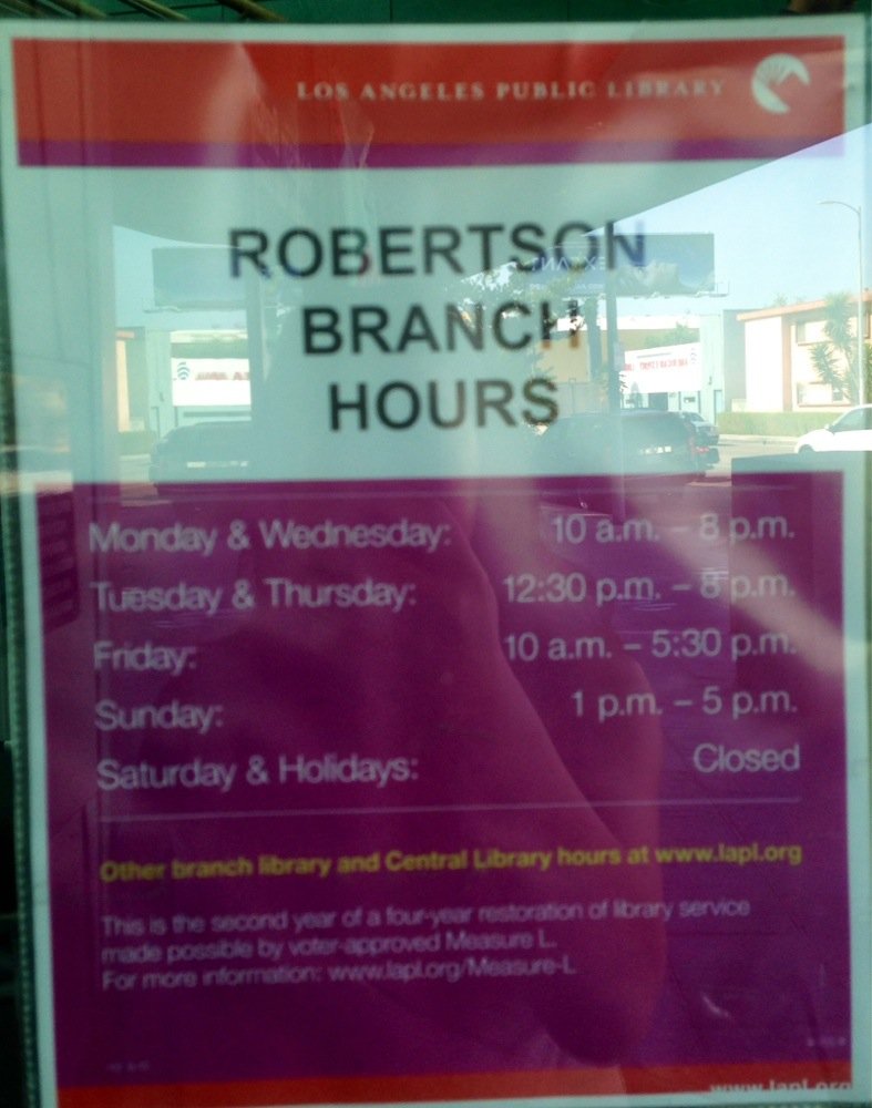 Los Angeles Public Library - Robertson Branch