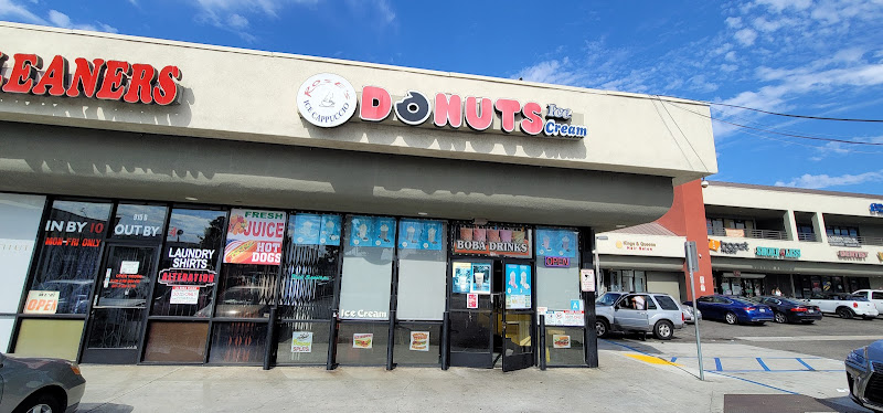 Rose Donuts And Ice Cream